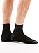 Bolter 18 Pack Men's Ankle Socks (8-12, Black)