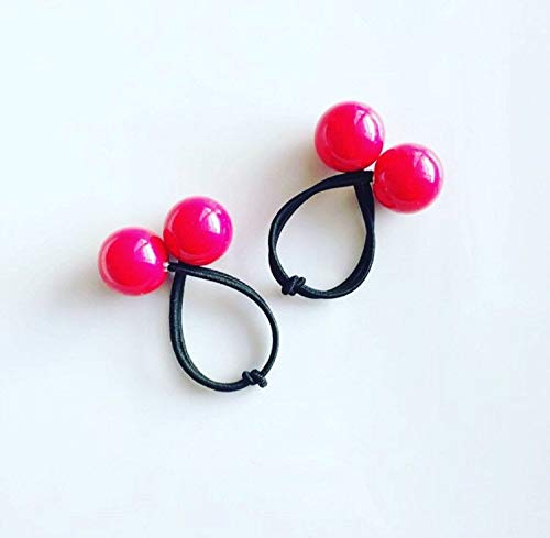 Amazon Com Pearl Hair Clips Red Hair Ties Large Hair Bobbles