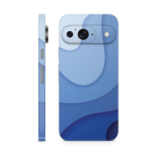 Phone Skin Compatible with Google Pixel 9 - Papercraft Blue - Premium 3M Vinyl…