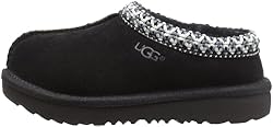 UGG Tasman II Slipper, Black, 3 US Unisex Little Kid
