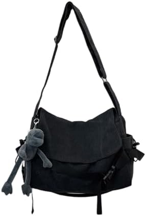 Men's Canvas Crossbody Bag Japanese Leisure Large Capacity Men's
