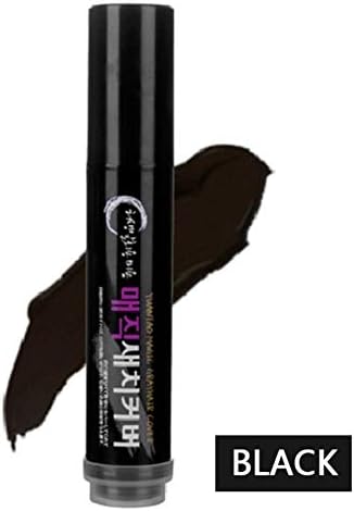 Natural Herb White Hair Cover Pen, KISSION Professional Temporary Hair Chalk Pen Hair Dye Color Non-Toxic No Mess Cover White Hair Color Patch Works on All Hair