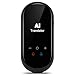 Birgus Language Translator Device Two Way Instant Voice Translator Support 106 Languageswith Camera Translation for Travelling Abroad Learning Shopping Business Chat Shopping Black