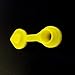 YOUNGFLY 5 x New Replacement Black Vent Caps Fit Any Fuel/Gas/Water Can for Faster Flowing Fuel (Yellow, 5)