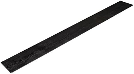 Architectural Products by Outwater Ebony Plank DIY Mix-and-Match Self-Adhesive Wood Wallscape Real Pinewood Plank 46-1/2” Long x 5-1/8” Wide x 3/16” Thick