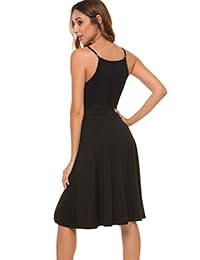 Alice & Elmer Rayón de la mujer sin mangas Frente Split Scoop cuello vendaje vestido