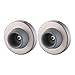 KES SUS 304 Stainless Steel Wall Door Stoppers Rubber Bumper Contemporary Safety Doorstop Sound Dampening Heavy Duty Brushed Finish, HDS214-2-P2