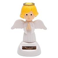 Betfandeful Solar Figurine - Halloween Decoration Solar Powered Ornament Toys, Flip Decorations for Car Home Desk (K)