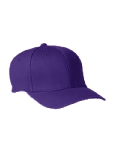 Yupoong Flexfit Mid-Profile Baseball Cap, Purple, Small / Medium