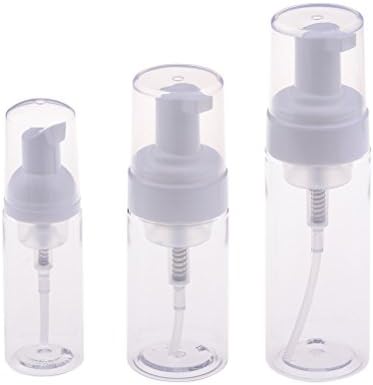 MAYATOWN 3 Pcs Foaming Soap Dispensers Pump Bottles, Portable Empty Foam Pump Bottle, 60ml +100ml +150ml