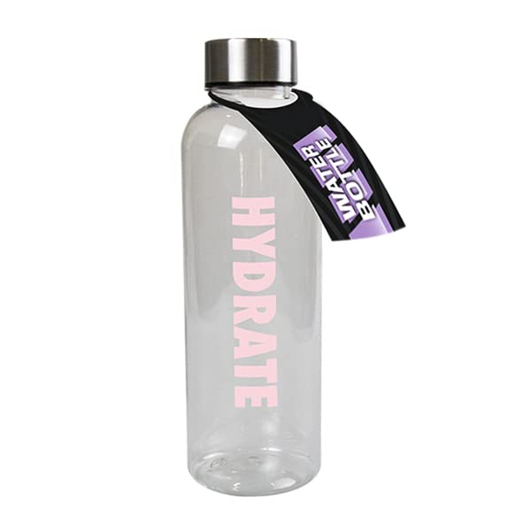 Hydrate Water Bottle 500ml, Sports Water Bottle with Ice Core, Non-Toxic Eco-Friendly Plastic Drinking Bottle for School, Sports, Running, Gym, Fitness, Yoga, Camping and Outdoor (Blush Pink)