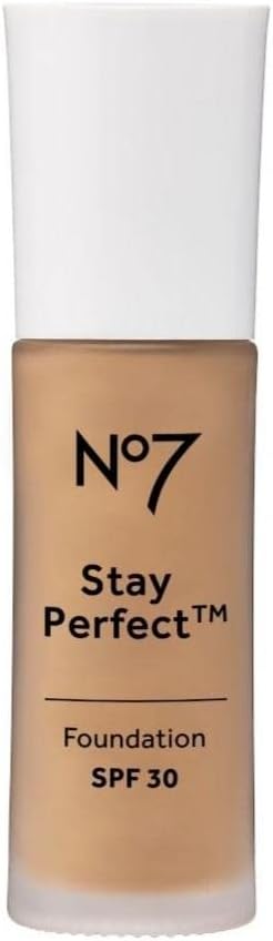 No7 Stay Perfect Foundation Warm Sand SPF30 30ml New Formula Face Makeup
