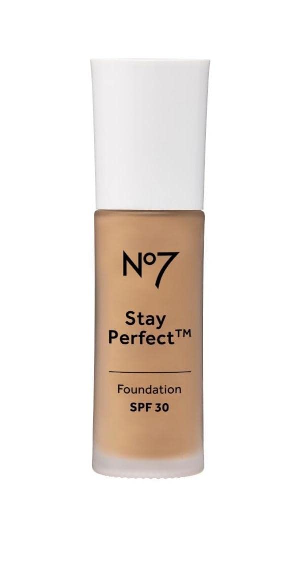 No7 Stay Perfect Foundation (New Formula) - Warm Beige spf30 - 30ml
