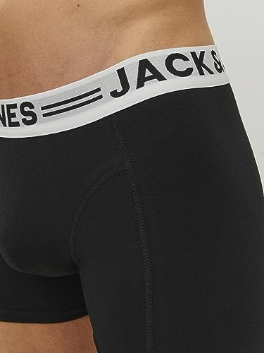 Herren Sense Trunks 3-pack Boxershorts, Schwarz, L EU