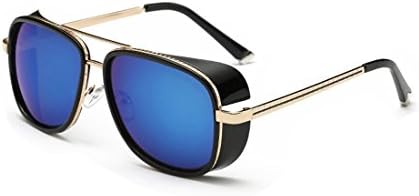 LIKEOY Best Men Aviator Goggles Sunglasses ,Metal Frame Rimmed UV400 Lens A2