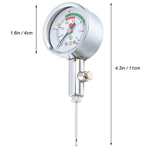 PatyHoll Accurate Ball Pressure Gauge Bar Barometers Inner Air for Football Soccer Volleyball Basketball