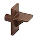 Slide-Co 243406 Shelf Support Peg, 5 mm., Brown, Plastic (12 Pack)