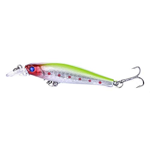 L-MEIQUN, 100pcs Angelköder 8.5cm / 9g Minnow-Köder-Qualitäts-harten Köder Crankbait Wobbler Angelausrüstung Leurre… – Bild 7