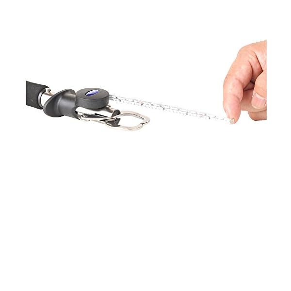 Entsport-Fish-Lip-Gripper-Fish-Scales-Grip-Grabber-Professional-Fish-Holder-Stainless-Steel-Fish-Lip-Grabber-Fish-Lip-Grip-Tool-with-Weight-Scale-and-Measuring-Tape