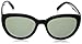 Pepper's Women's Sookie Round Sunglasses,Shiny Black,51 mm