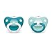 NUK Orthodontic Pacifiers, Boy, 0-6 Months, 2-Pack primary