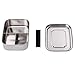 Stainless Steel Bento Lunch Box Containers - Healthy Bento Snack Eco Metal Lunch Box Container for Food Sandwich Thermos Tin, Large Meal Prep Storage Boxes for Adults and Kids with Lid