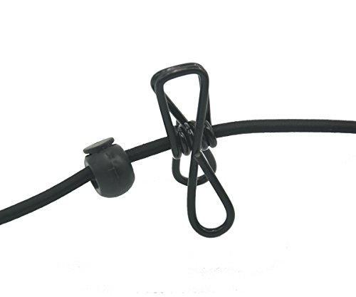 image for iSuperb 2Pack Travel Elastic Adjustable Clothesline Retractable Windpr
