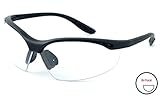 Calabria 91348 Bi-Focal Safety Glasses UV Protection in Clear +1.50