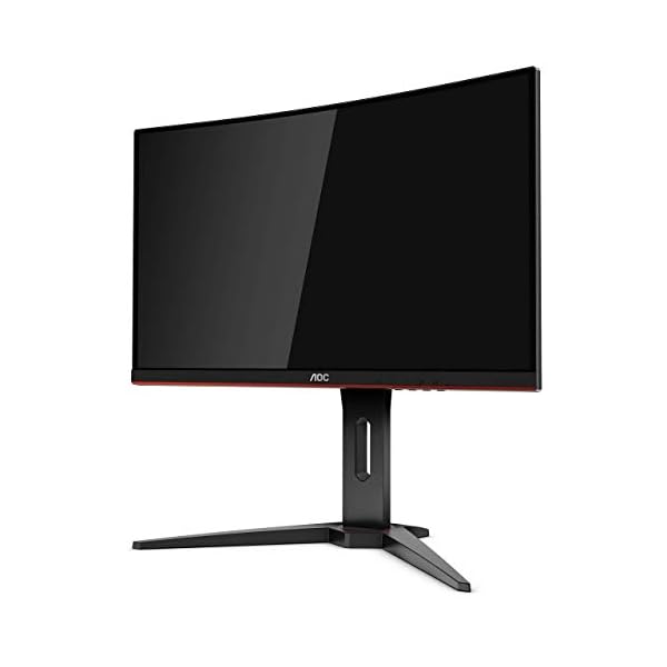 AOC Gaming C24G1 - 24 Inch FHD Curved Monitor, 144Hz, 1ms, VA, AMD FreeSync, Height Adjust, FlickerFree (1920 x 1080…
