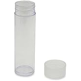 BCW Coin Tubes for US Pennies - 50ct | Holds Lincoln Penny | Durable Plastic Tube Coin Holders | Coin Collecting Supplies | P
