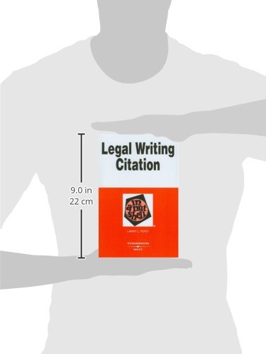 Legal Writing Citation in a Nutshell (Nutshells)