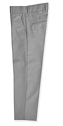 Johnnie Lene Boys Flat Front Slim Fit Dress Pants
