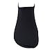 Wowfoot Water Shoes For Women Mens Aquatic Socks Flexible Fitness Pool (4. XL(W:9.5-10.5, M:8.5-9.5), Black)