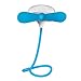E-More Mini USB Portable Fan Collapsible Outdoor Fan Desktop Fan Flexible Small Rechargeable Fan Handheld Fans Table Fan Personal Fans - USB Powered (Blue)