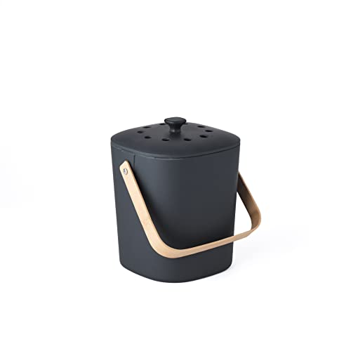 Bamboozle Kitchen Compost Bin Indoor Countertop Food Composter, Made