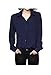 ARJOSA Women's Long/Short Sleeve Button Down Shirts Office Work Business Casual Blouses Tops (Large, A Navy Blue)