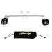 Sovyime Expandable Spreader Bar with Adjustable Straps of Yoga (Silver+Brown-2 Cuffs)