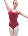 Dance Favourite Double Strap Camisole Ballet Leotards for Women,Cotton and Spandexred Leotard Girls AM01B01R