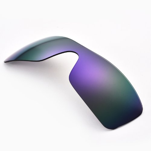 Walleva Replacement Lenses for Oakley Batwolf Sunglasses - Multiple Options Available (Purple Coated - Polarized) - Thumbnail 4