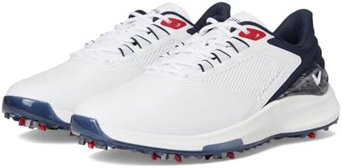 Amazon.com | Callaway Coronado v2 White/Blue/Red 8 D (M) | Golf display picture 2