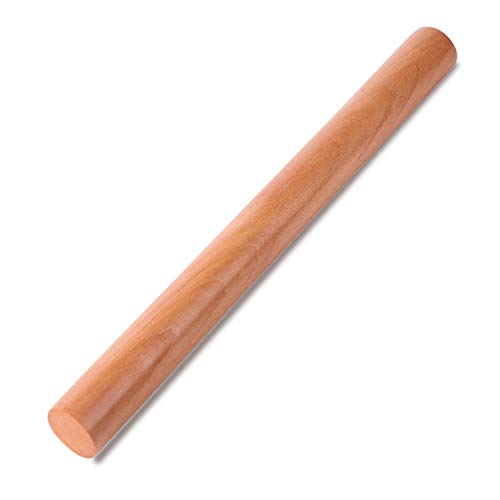 Rolling Pin - Wooden Rolling Pin for Baking, Professional Dough Roller Rolling Pins Wood, 15-3/4-Inch by 1-1/4 Inch, Beech Wood Rolling Pin for Baking Pizza, Clay, pasta, Cookies, Roller Pins Baking