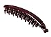 Zhooch Banana Hair Clip – Classic Banana Hair Comb. Iconic Hair accessory inspired by 80s trend. 5 inches Long. Inner Teeth, Premium quality, Strong Hold. Made in Korea. (Deep Burgundy)