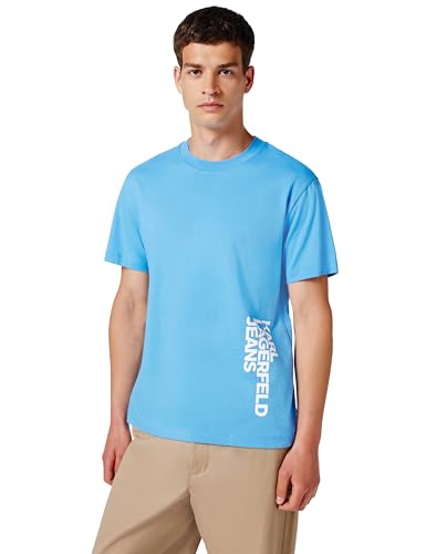 Karl Lagerfeld Jeans Regular Vertical Logo T-Shirt Men (Pack of 1)