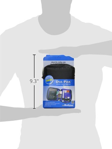 Medicool Dia-Pak Classic Diabetic Organizer for Two Week Supply with Large Gel Pack | DP CLAS/BL