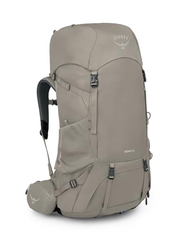 Osprey Renn Damen-Trekkingrucksack, 65L, Pediment Grey/Linen Tan