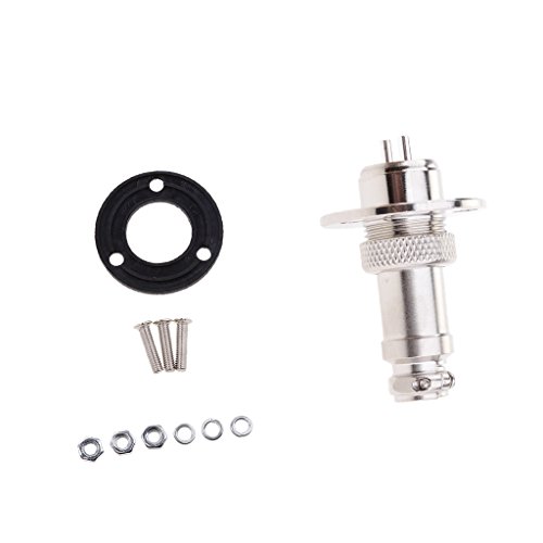 MonkeyJack New Brand Waterproof 16mm 2 Pole Deck Plug / Connector / Outlet GX16-2P