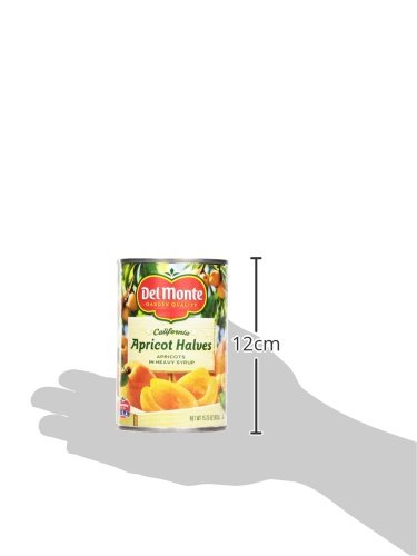 DEL MONTE APRICOT HALVES IN HEAVY SYRUP, 15.25 OZ