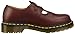 Dr. Martens Women's 8065 Dress Mary Jane Loafers, Red Leather, 3 M UK, 5 M US