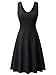 FENSACE Women's Sleeveless Midi Dress Casual Flared Tank Dress
