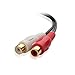 Cable Matters 2-Pack Gold Plated 3.5mm Stereo to 2RCA Male to Female Adapter 8 Inch